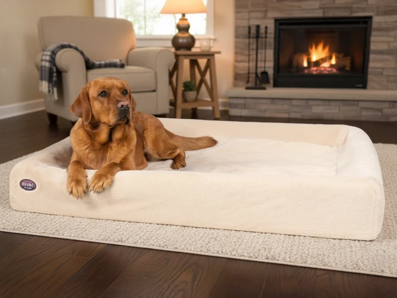 SABRO Hundebett KUDDE Kuschelfell (vegan)