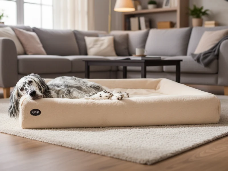 SABRO Hundebett KUDDE Kuschelfell (vegan)