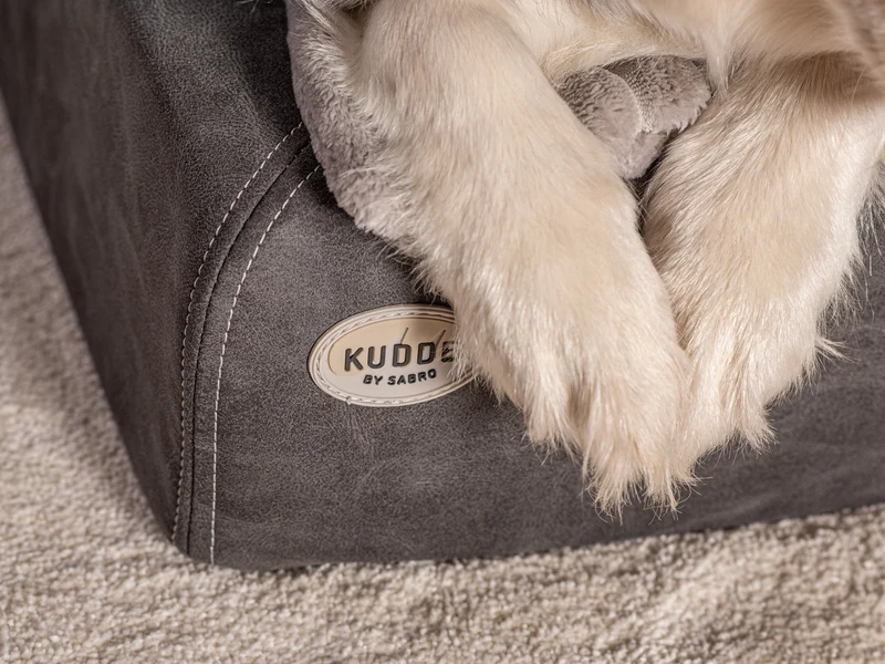 SABRO Hundebett KUDDE veganes Wildleder