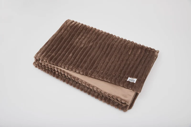 SABRO Kuscheldecke VÄRME Breitcord