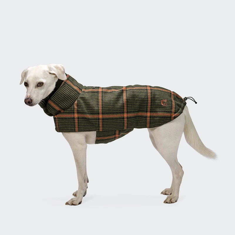 Hundemantel Brooklyn Flannel Tartan Green