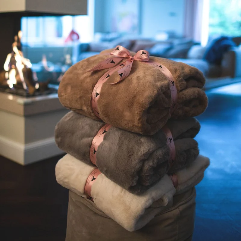 Hyggeblanket - Kuscheldecke für dich maroon