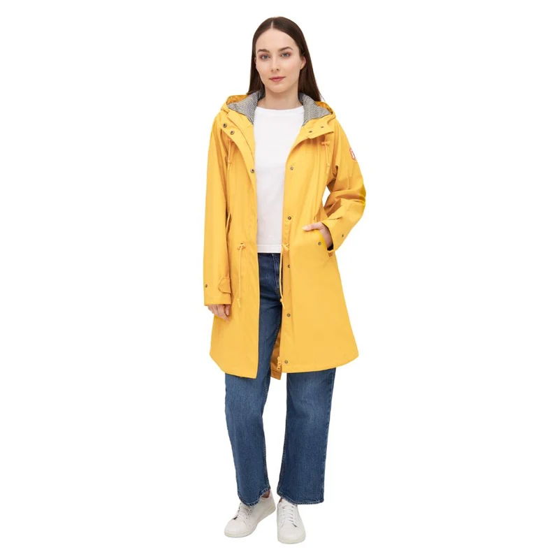 Traveby Damen Regenjacke Friesennerz Gelb
