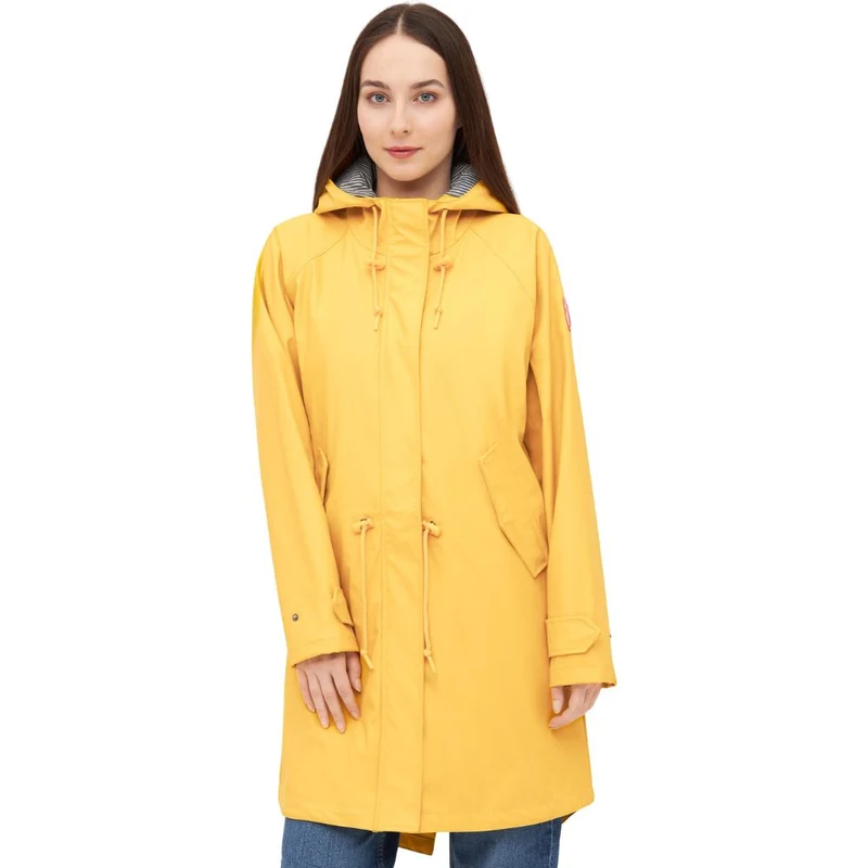 Traveby Damen Regenjacke Friesennerz Gelb