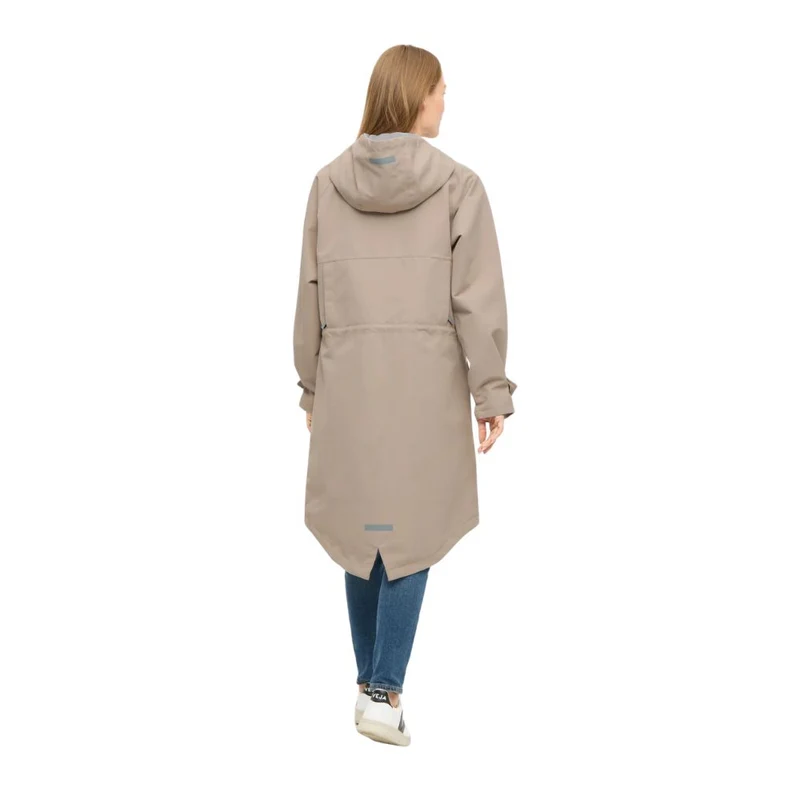 Phoeby Dog Damen Regenjacke Cobblestone Neutral Grey
