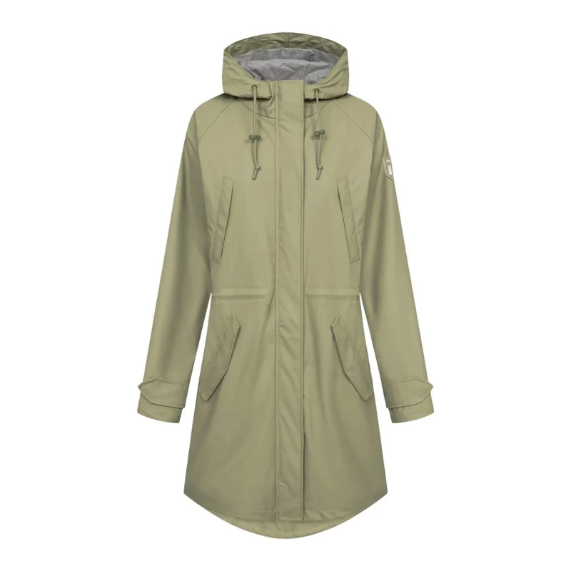 Tildaby Damen Regenjacke Oxford-Tea