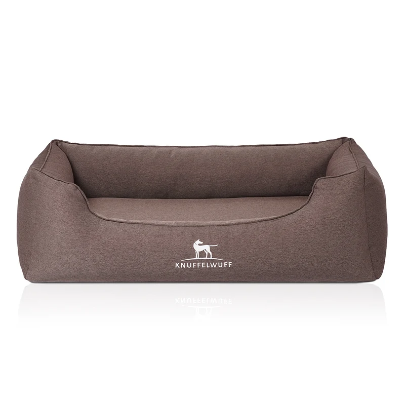 Knuffelwuff Hundebett Leano aus Velours