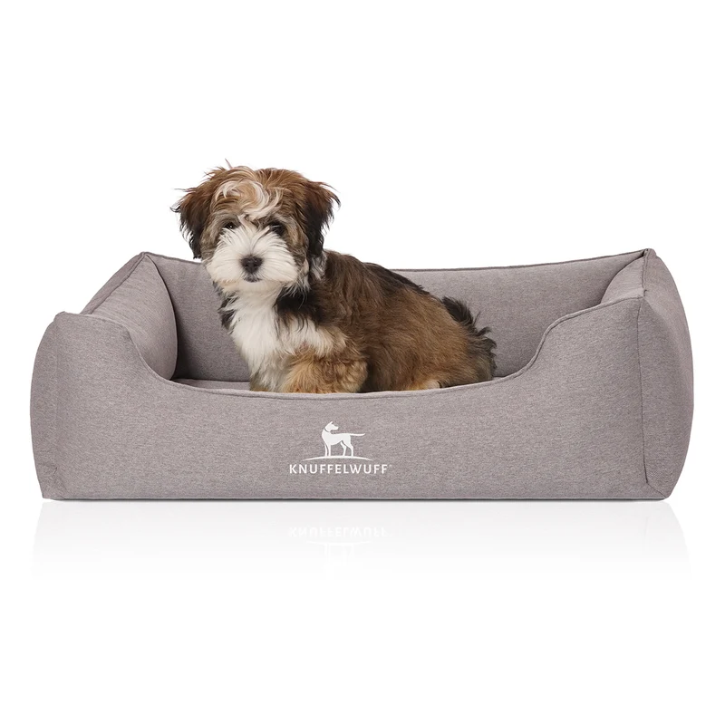 Knuffelwuff Hundebett Leano aus Velours