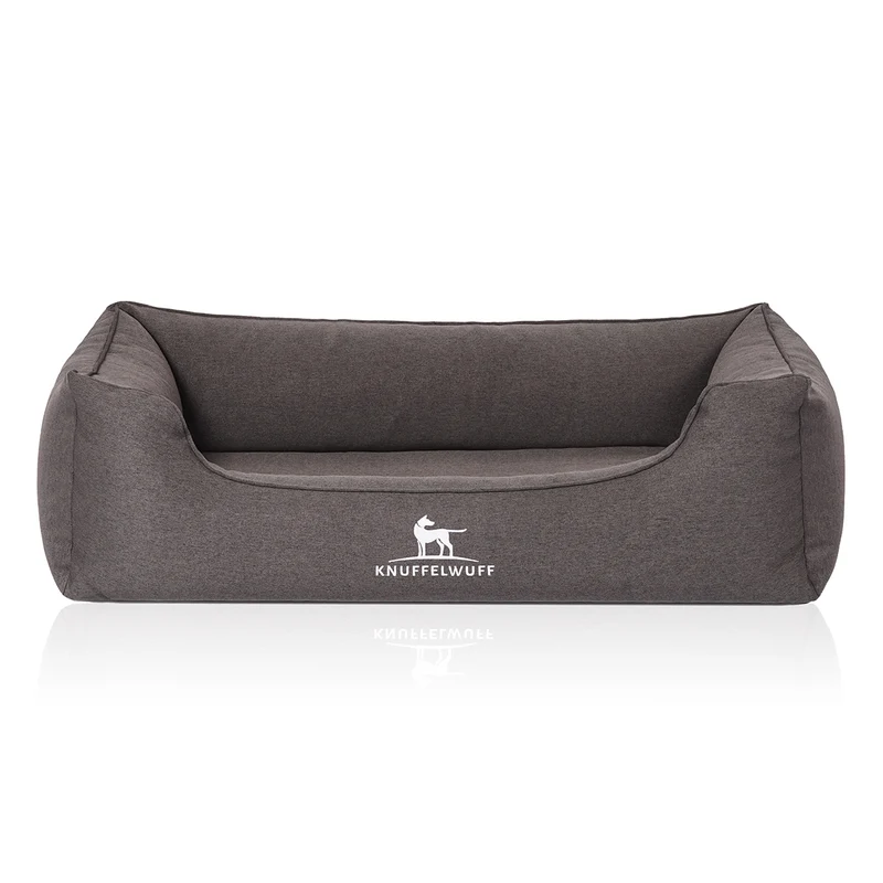 Knuffelwuff Hundebett Leano aus Velours