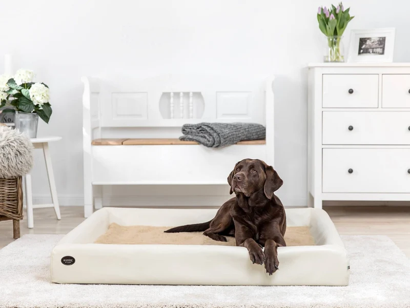 Hundebett KUDDE Kunstleder