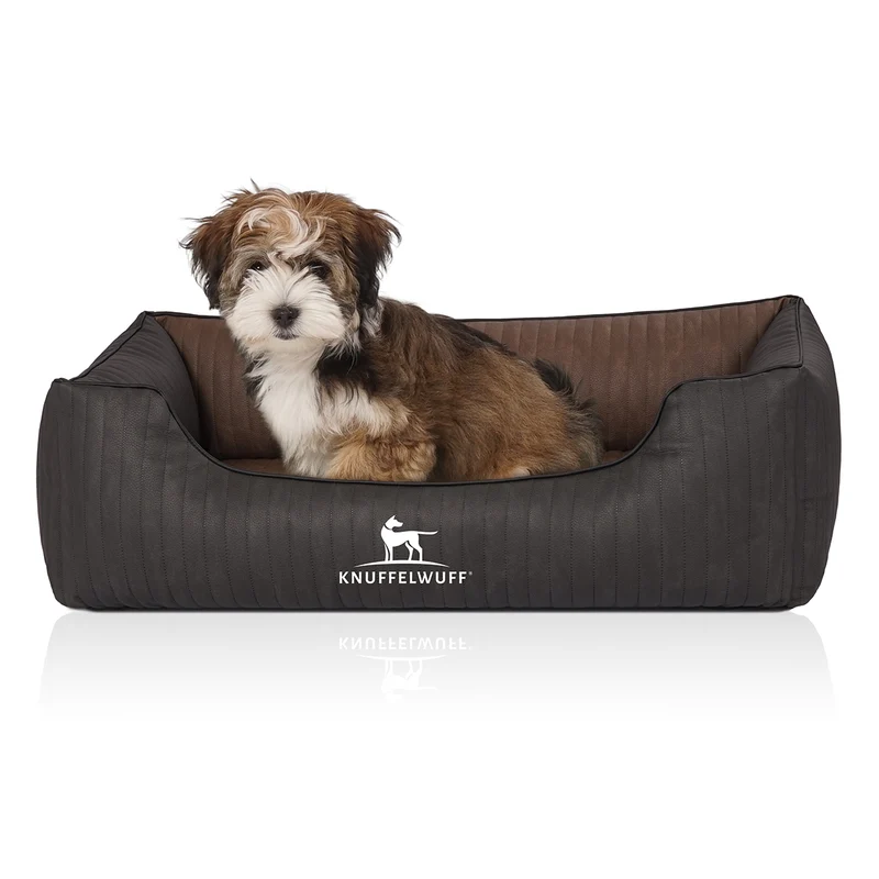 Knuffelwuff Hundebett Outback aus gestepptem Kunstleder