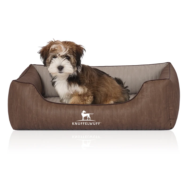 Knuffelwuff Hundebett Outlander aus gestepptem Kunstleder