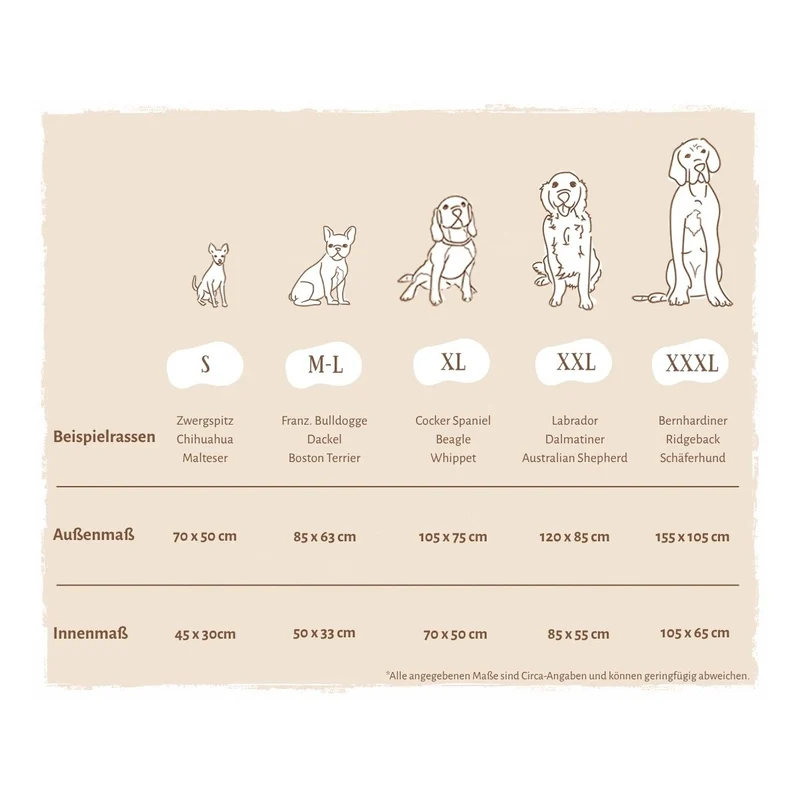 Knuffelwuff Hundebett Dreamline aus Velours