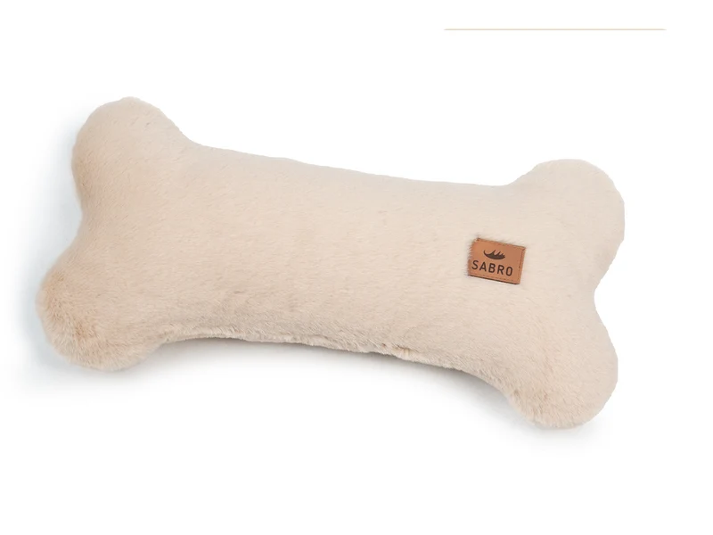 SABRO Kissen KUSCHELKNOCHEN Kuschelfell (vegan)