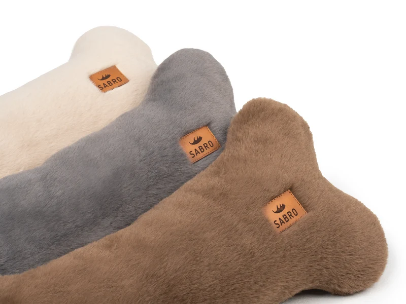 SABRO Kissen KUSCHELKNOCHEN Kuschelfell (vegan)