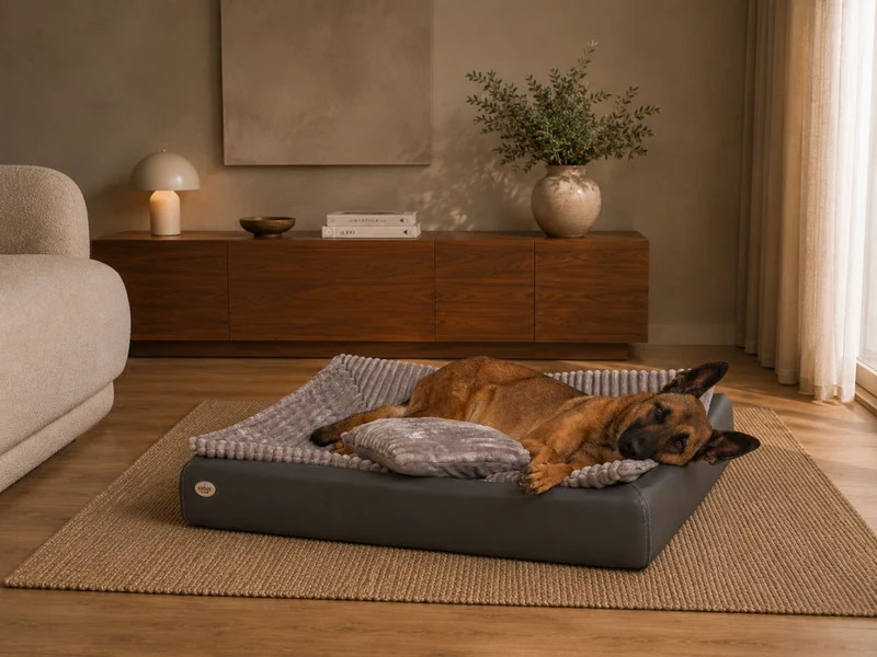 SABRO All-In Relax Bundle | KUDDE Hundebett + Einlage & Kissen