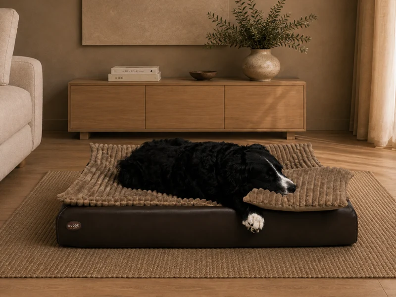 SABRO All-In Relax Bundle | KUDDE Hundebett + Einlage & Kissen