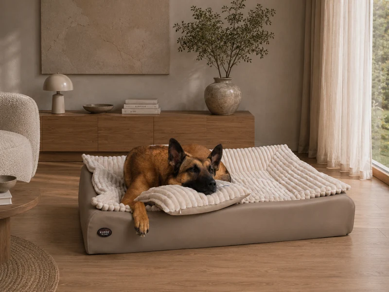 SABRO All-In Relax Bundle | KUDDE Hundebett + Einlage & Kissen