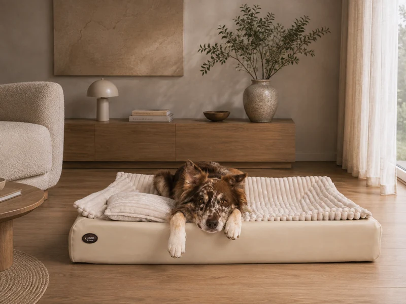SABRO All-In Relax Bundle | KUDDE Hundebett + Einlage & Kissen