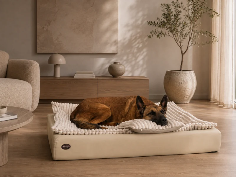 SABRO All-In Relax Bundle | KUDDE Hundebett + Einlage & Kissen
