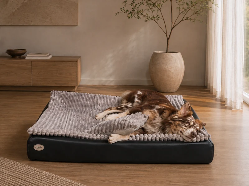 SABRO All-In Relax Bundle | KUDDE Hundebett + Einlage & Kissen