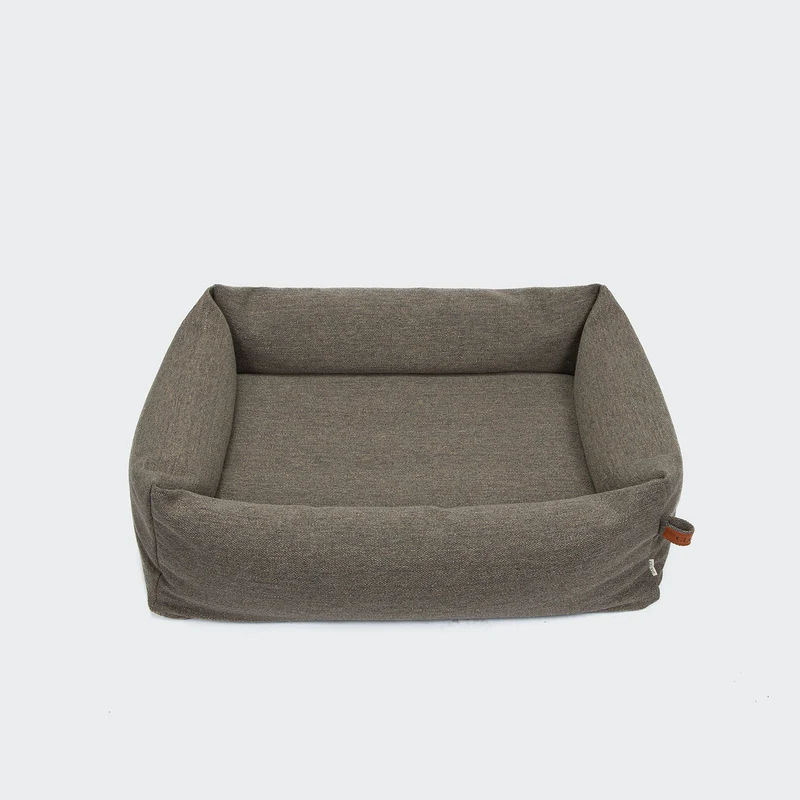 Hundebett Sleepy Linen-Mix Taupe Mélange
