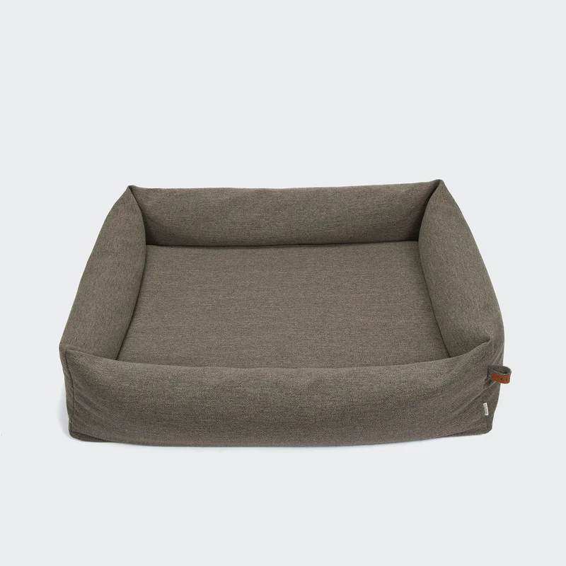 Hundebett Sleepy Linen-Mix Taupe Mélange