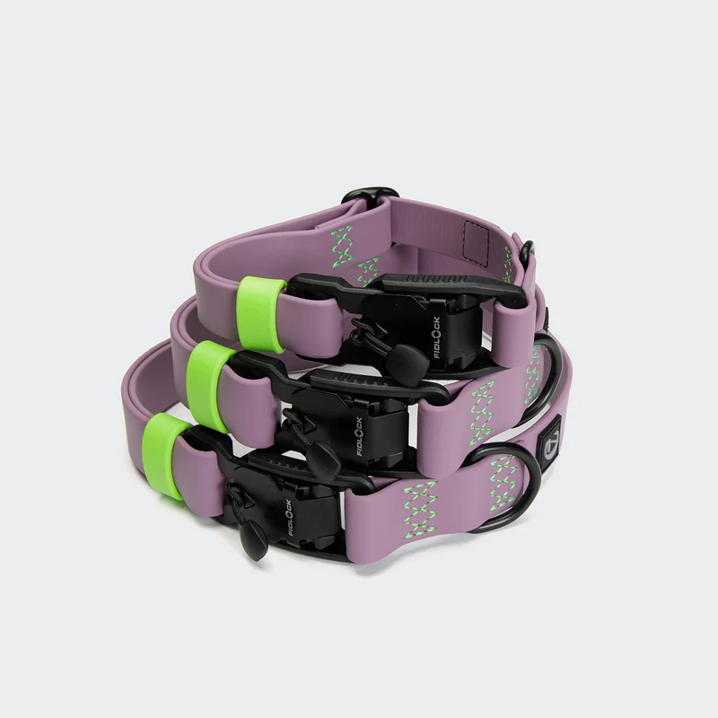 Hundehalsband BioThane Ipanema Lilac