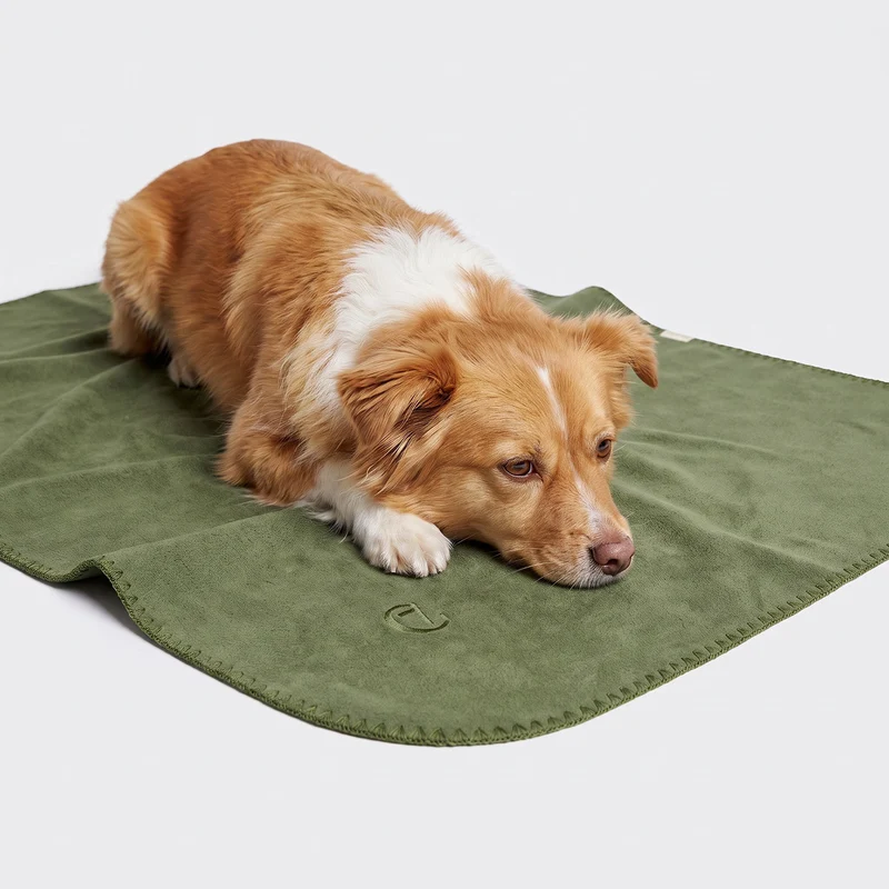 Hundedecke Fleece Moss Green