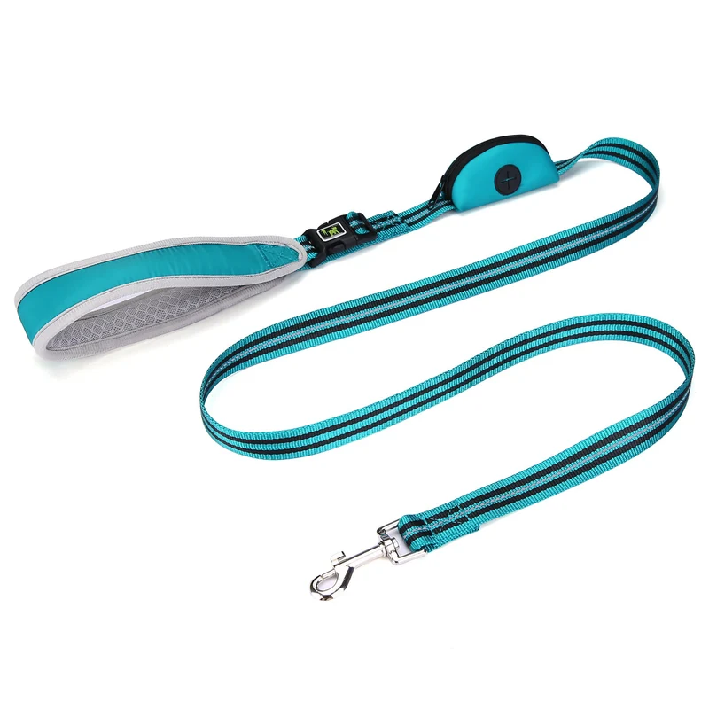 Dog Leash Reflective Nylon Pet Running Tracking Leashes Rope With poop bag Dg089