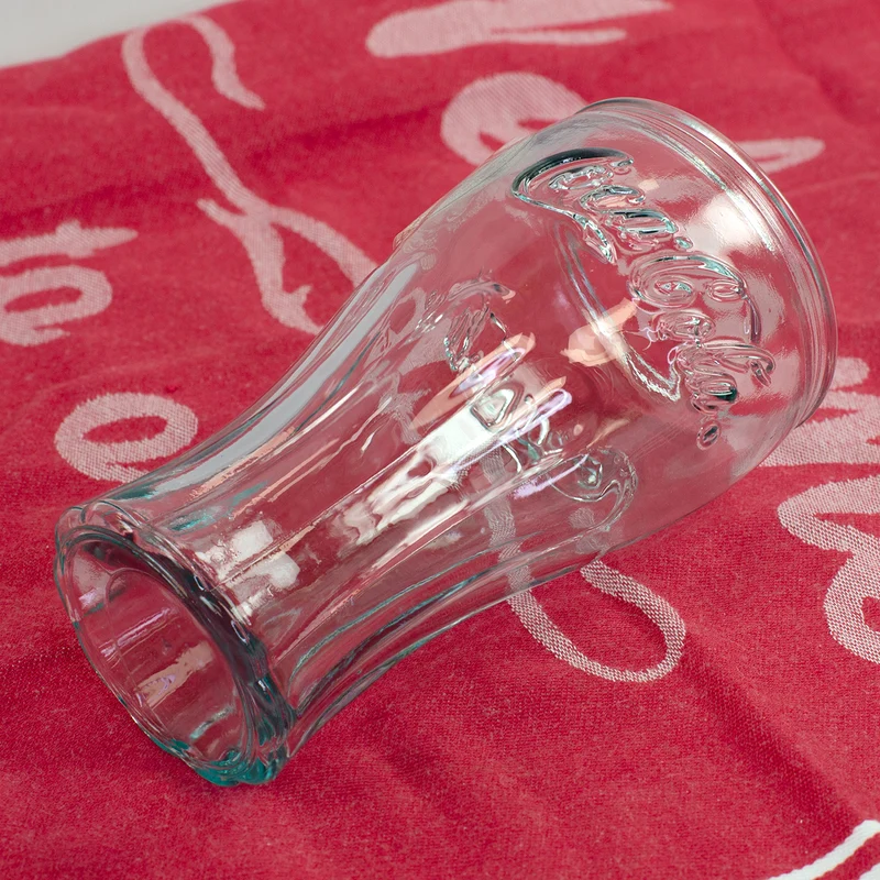 6er Pack Retro Coca-Cola Glas in klassischer Form als Geschenk Set | Nachhaltig & Handgefertigt