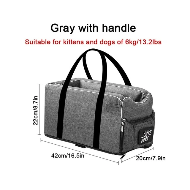 Dog Car Seat Bed Car Central Dog Car Seat Bed Portable Dog Carrier