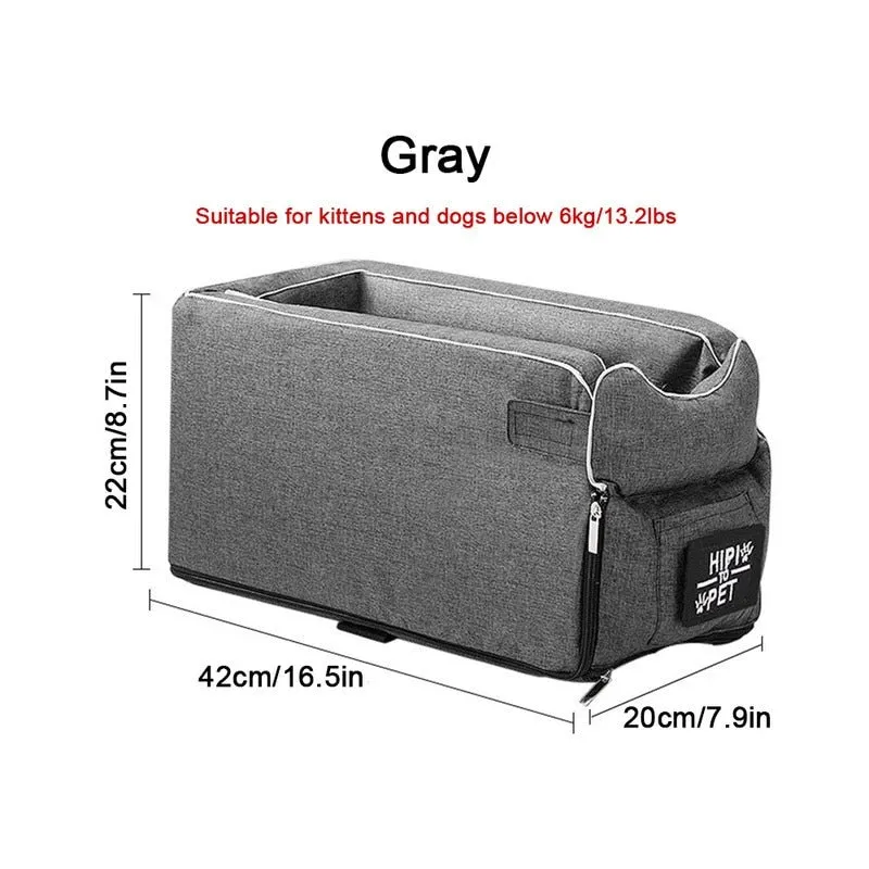 Dog Car Seat Bed Car Central Dog Car Seat Bed Portable Dog Carrier