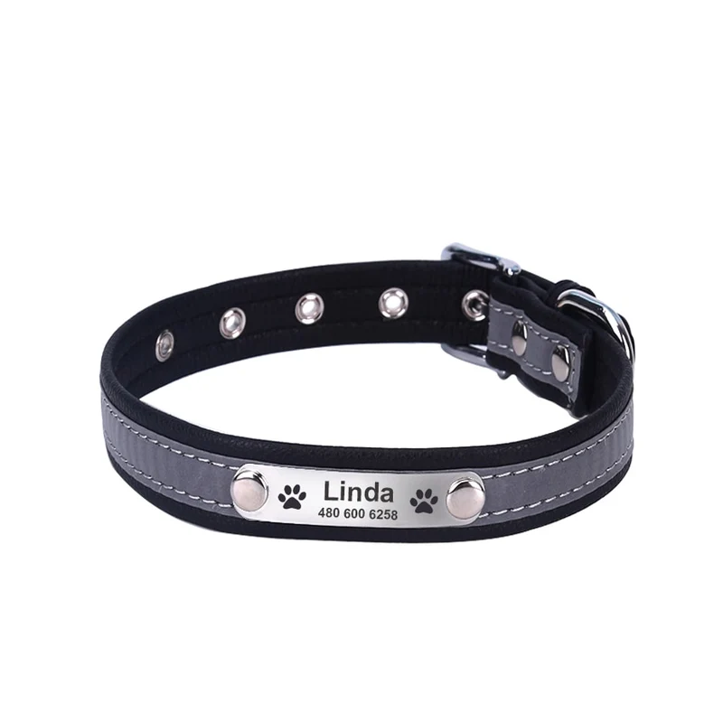 Personalized Reflective Dog Collar
