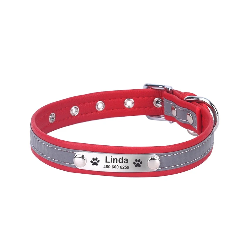 Personalized Reflective Dog Collar