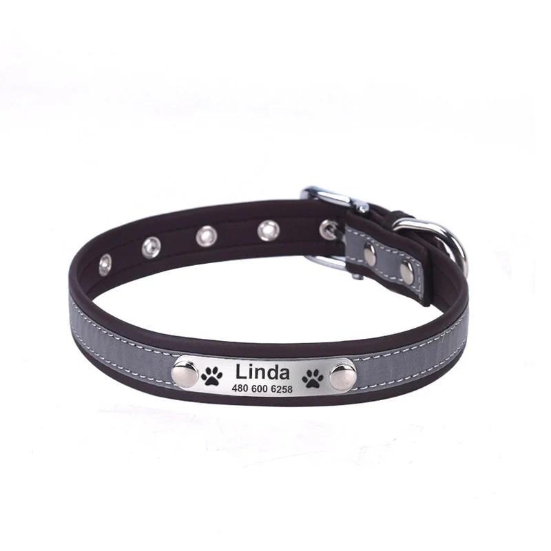 Personalized Reflective Dog Collar