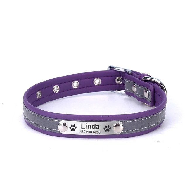 Personalized Reflective Dog Collar