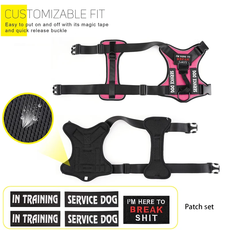 Dog Harness No pull Reflective Tactical Harness Vest
