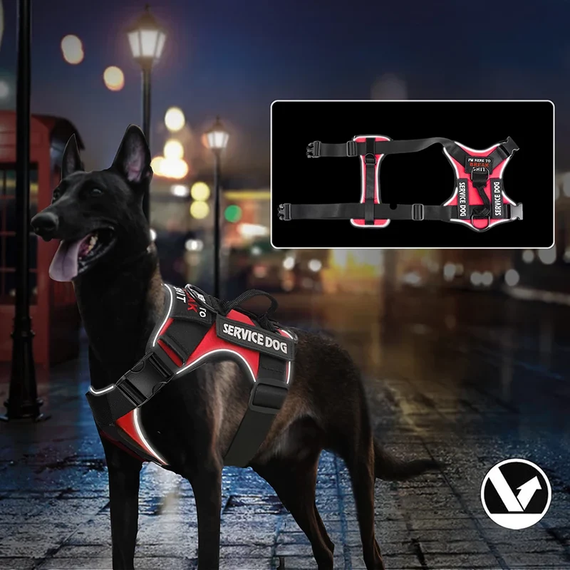 Dog Harness No pull Reflective Tactical Harness Vest
