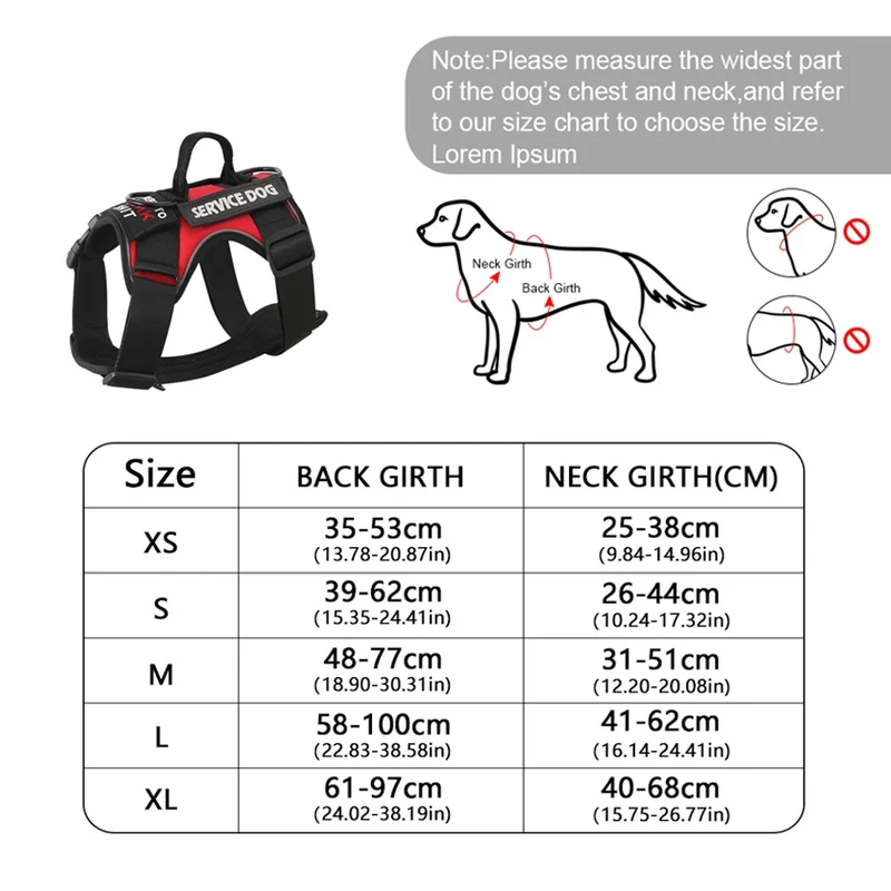 Dog Harness No pull Reflective Tactical Harness Vest