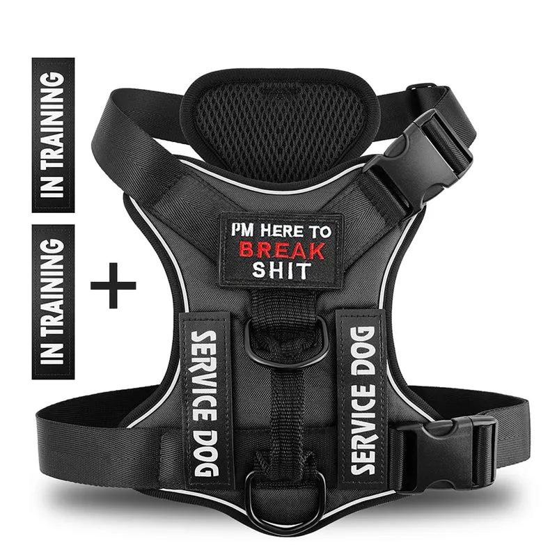 Dog Harness No pull Reflective Tactical Harness Vest