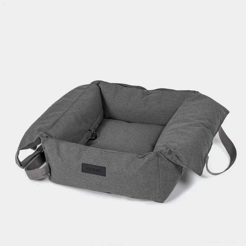 Hundeautositz Getaway Light Graphite tragbar