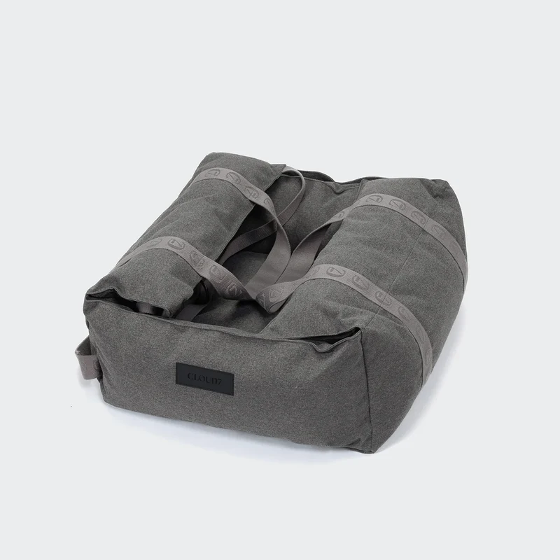 Hundeautositz Getaway Light Graphite tragbar