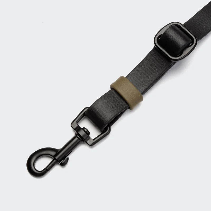 Freihandleine BioThane Ipanema Black-Olive
