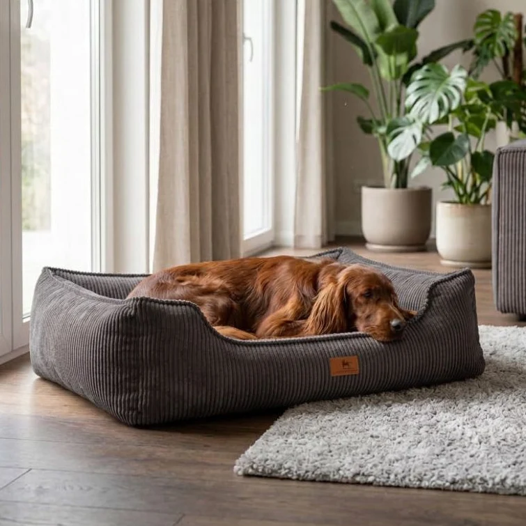 Knuffelwuff Hundebett Nunavut aus Cord