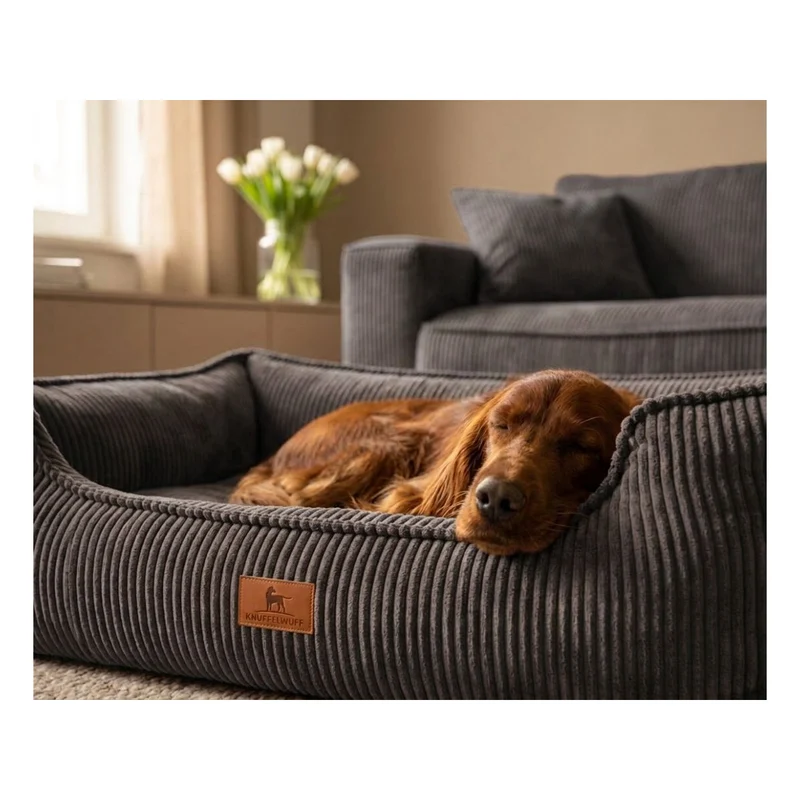 Knuffelwuff Hundebett Nunavut aus Cord