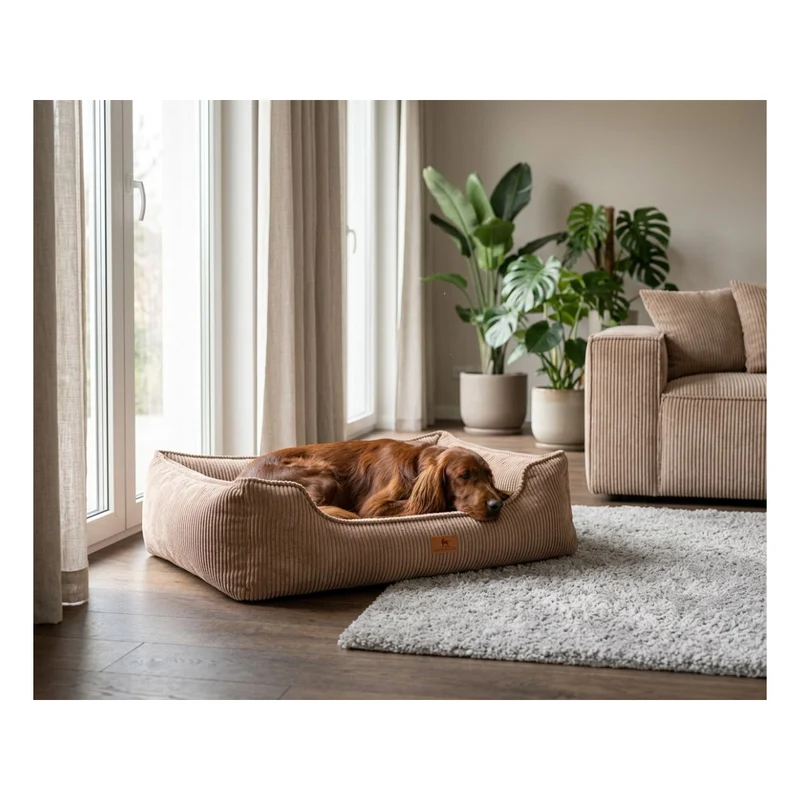 Knuffelwuff Hundebett Nunavut aus Cord