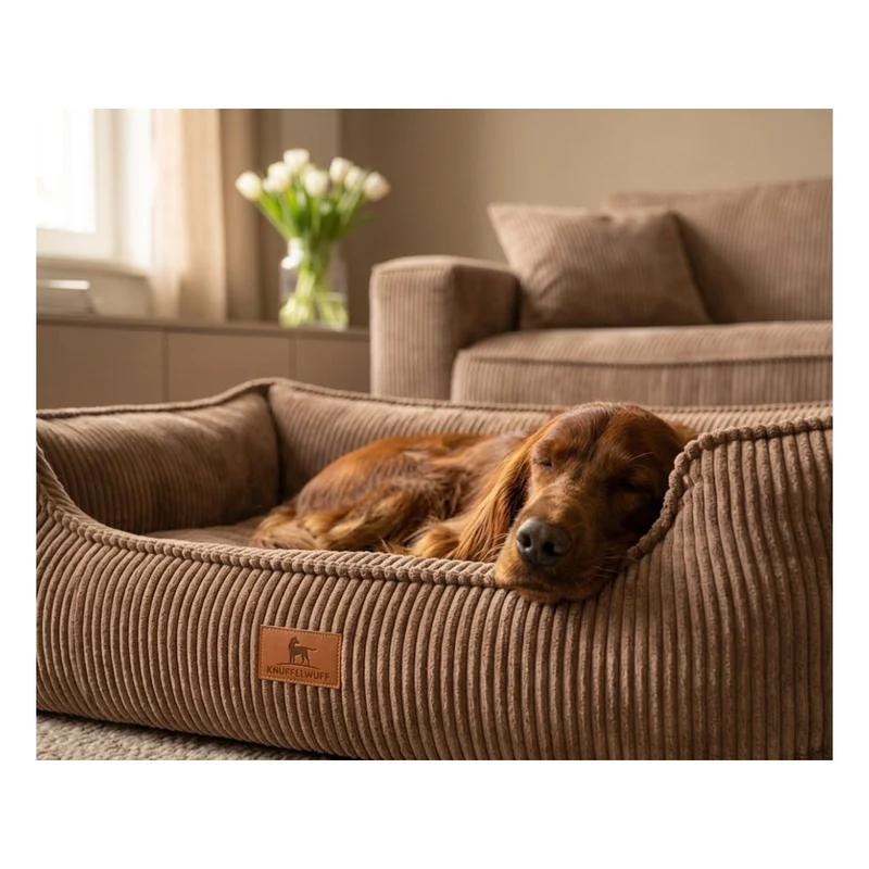 Knuffelwuff Hundebett Nunavut aus Cord