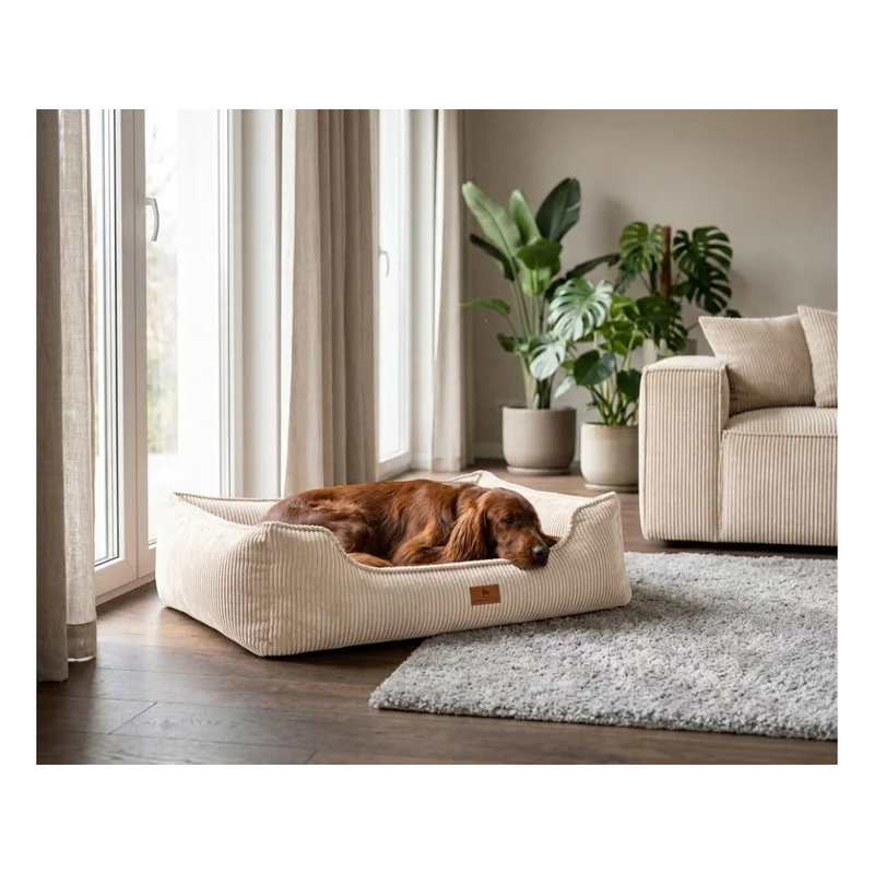 Knuffelwuff Hundebett Nunavut aus Cord
