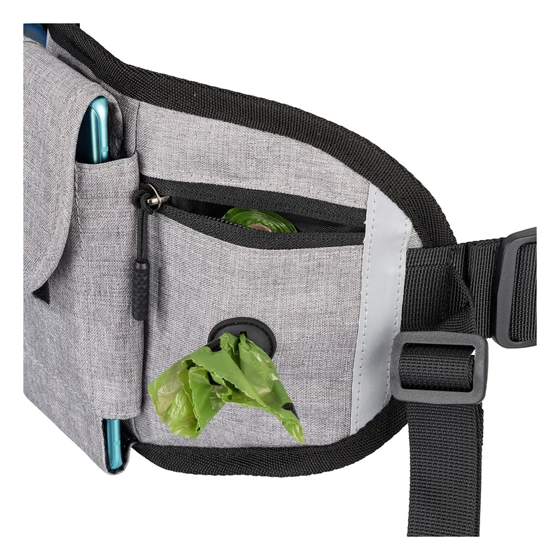 Knuffelwuff Joggingtasche Bunbury mit Bungee-Leine